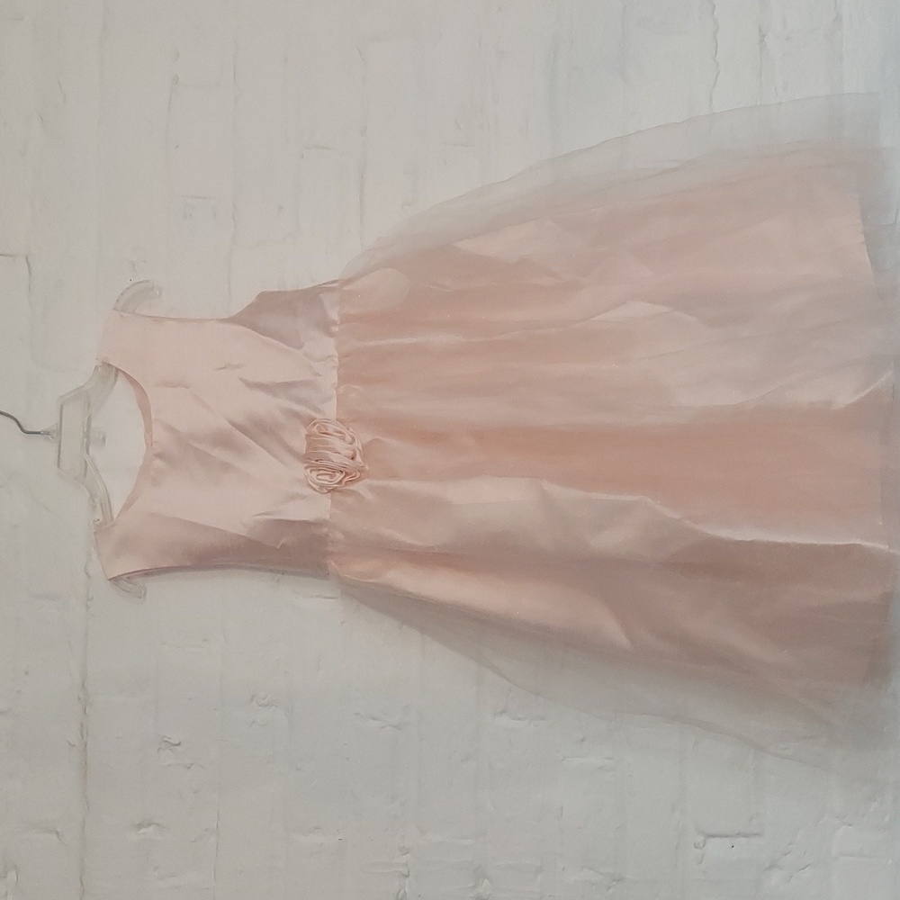 Marnellata Classics Girls Party Dress Powder Pink Size 6x Excellent Condition